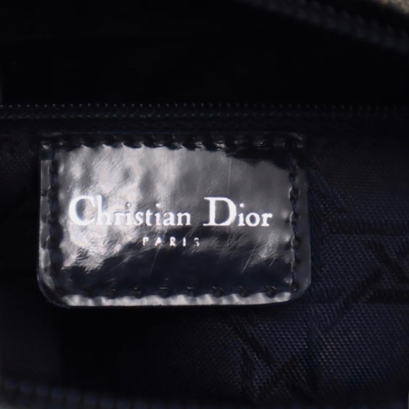 Dior Cannage Lady Dior Blue Denim Fabric Tote - Picture 8 of 8